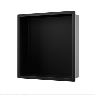 Beautiful Design Matte Negro Nicho de chuveiro de aço inoxidável para inserção de azulejos de banheiro