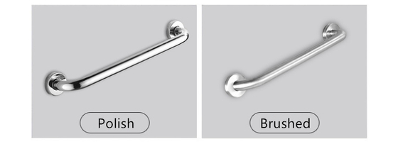 25X300mm Chrome Superfície de acabamento de banheiro Toilet Support Grab Bar para segurança de idosos