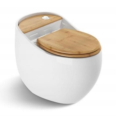Cliente Opcional Toiletes em forma de ovo de cor Sento Bowl WC Smart Toilete Acessórios Set