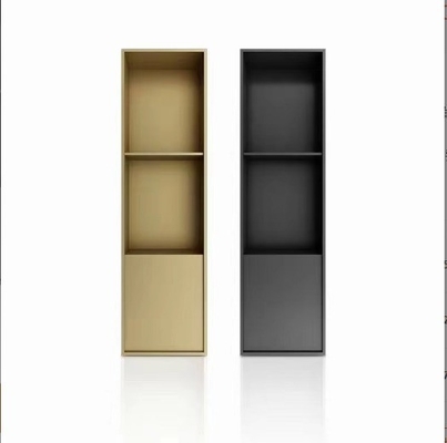 Estilo de design moderno 12 &quot;prateleiras de chuveiro em repouso com acabamento dourado e recurso de luz LED