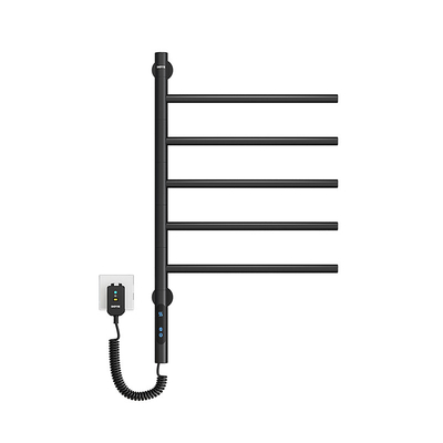 Single Black Bathroom Aquecido Toalha aquecedor Rack Estilo de Moda Elétrico Toalha Rack Amor