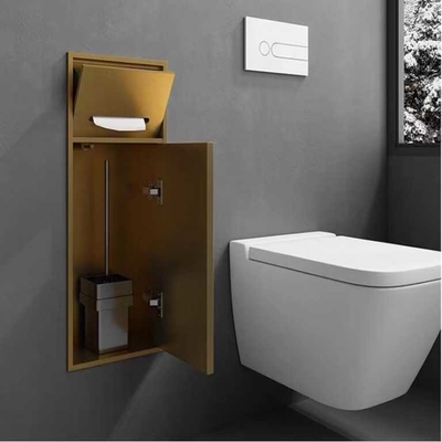 Melhore seu banheiro com um ninho de chuveiro elegante de aço inoxidável e design à prova d'água
