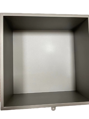 Quadrado de azulejos ocasião brilhante de aço inoxidável Alcove gabinete embutido Produto acabado