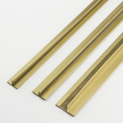 Cinturão de transição de azulejos de piso de aço inoxidável em forma de T de 1 kg para design de interiores de móveis