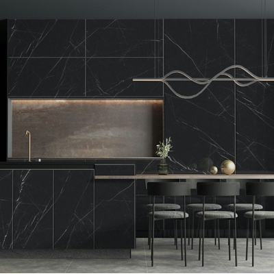 Porcelana polida vidrada Marmore Look Granite Slab para lobby parede cobrindo azulejos