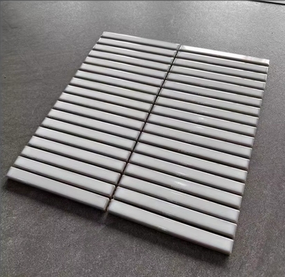 Matte 3D Kitkat Marble Tile em branco rosa verde azul Impressão para parede interior do banheiro