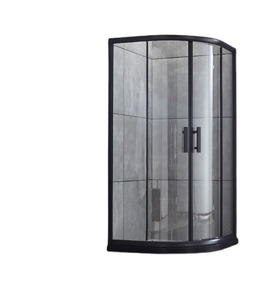 Cabine de chuveiro de porta deslizante com estrutura de aço inoxidável e portas de chuveiro multifunção