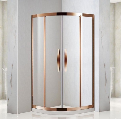 Cabine de chuveiro de porta deslizante com estrutura de aço inoxidável e portas de chuveiro multifunção