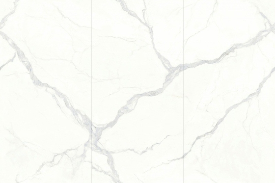 Marmore Look Brilhante Polido Vidrado Large Slab Pedra Parede Chapas para Interior Sala de estar