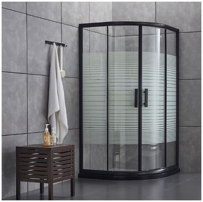Estilo de moldura colorida porta deslizante chuveiro para banheiro perfeito vestiário chuveiro