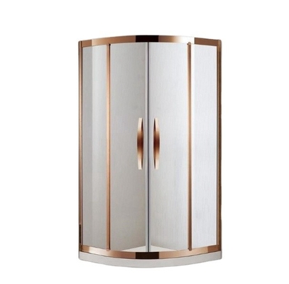 Portão de banho de aço inoxidável preto multifunção com design à prova d'água