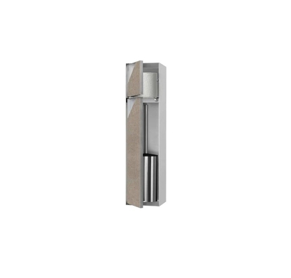 Modern Design Banheiro de aço inoxidável Escova de banho com Nicho de parede e Luzes de Longue Salle de Bain 2023