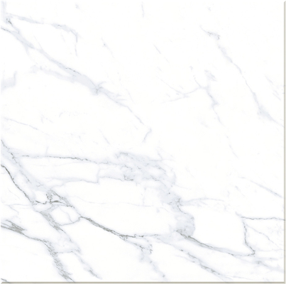 Moderno estilo de design azulejos de porcelana Bianco Carrara Branco para decoração de sala de estar
