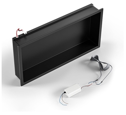 Nicho de chuveiro de aço inoxidável com estilo de design moderno leve 12 x 36 Comentários