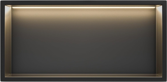 Nicho de chuveiro de aço inoxidável com estilo de design moderno leve 12 x 36 Comentários