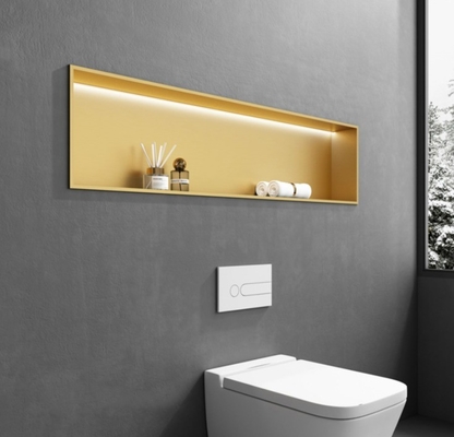 Nicho de chuveiro de aço inoxidável com estilo de design moderno leve 12 x 36 Comentários