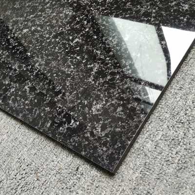 Telhas de granito Galaxy Negro acessíveis para parede e chão de banheiro nas Filipinas