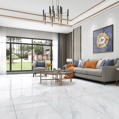 60x60 azulejos interiores de mármore para sala de estar absorção de água 0,5% ocasião azulejo quadrado