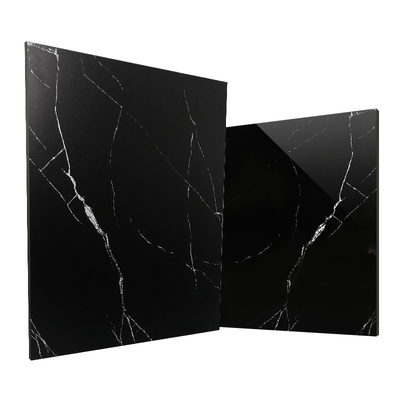 Pedra Imitação textura preto e branco porcelana exterior azulejo de piso para olhar natural