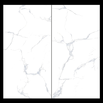 Porcelana de mármore de Calacatta branco puro 24 x 48 azulejos de piso grau AAA cinza Família de cores
