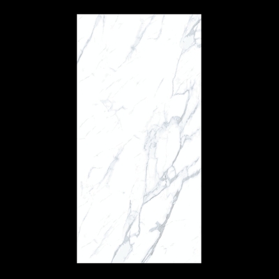 Porcelana de mármore de Calacatta branco puro 24 x 48 azulejos de piso grau AAA cinza Família de cores
