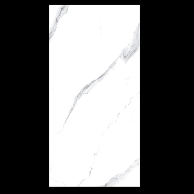 Porcelana de mármore de Calacatta branco puro 24 x 48 azulejos de piso grau AAA cinza Família de cores