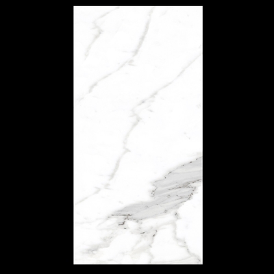 Porcelana de mármore de Calacatta branco puro 24 x 48 azulejos de piso grau AAA cinza Família de cores