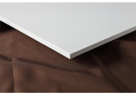 Grau AAA Chapa de chão de cerâmica homogênea branca 600x600 10 mm espessa com superfície áspera