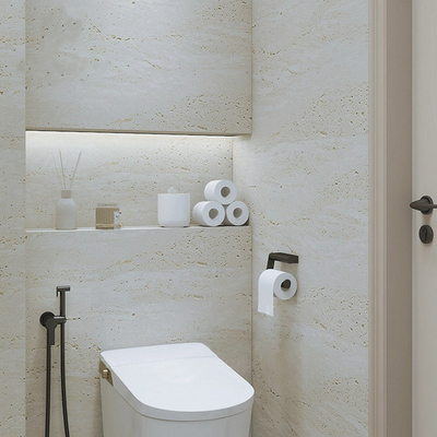 60x60 Chapas de porcelana de creme grau AAA Chapas de travertino polido para aplicações internas