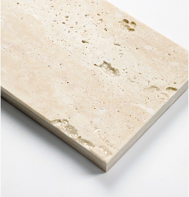 60x60 Chapas de porcelana de creme grau AAA Chapas de travertino polido para aplicações internas