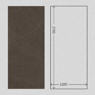 600x1200 Pietra cinza polido de corpo inteiro, piso de mármore cerâmico para pedra sinterizada