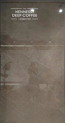 600x1200 Pietra cinza polido de corpo inteiro, piso de mármore cerâmico para pedra sinterizada