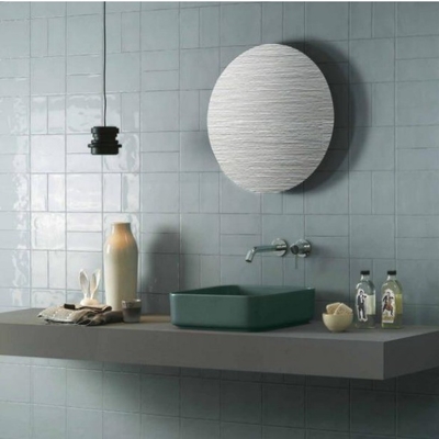 Texturas ásperas 150 x 150 mm Porcelanato Cerâmica Espelho Subway Kitchen Tiles para Parede