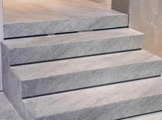 Absorção de água 0,5% Antiderrapante Piscinas de pedra-como azulejos com Bullnose Edge