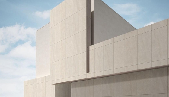Moderno Design 2cm Superfície Grossa Antiderrapante Pedra Porcelana Chapa para Escalões Exteriores