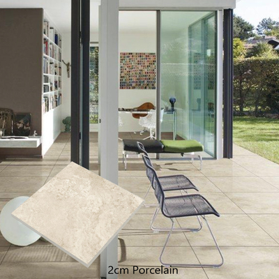 Pedra Imitação Texturas 600*1200 Travertino Prateado Olhar Porcelana Chapa de Chão para piscina