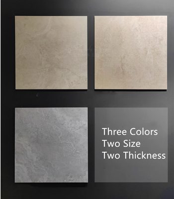 Moderno estilo porcelana piscina borda telha com travertino olhar e 60x60 azulejos de chão