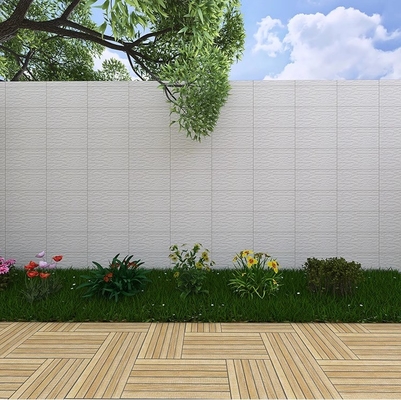 3d Parede exterior Casa revestimento de parede exterior Pedra Design azulejos Bordes de tijolos Tipo de azulejo