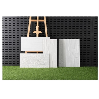 3d Parede exterior Casa revestimento de parede exterior Pedra Design azulejos Bordes de tijolos Tipo de azulejo